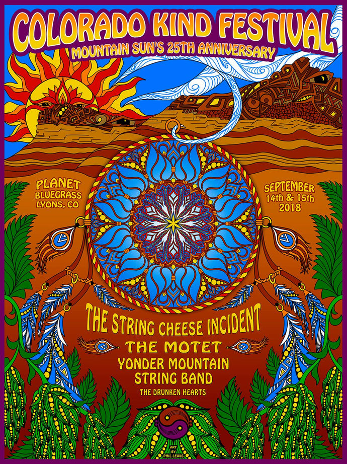 Colorado Kind Festival - Mountain Sun 30th Anniversary  *Original Signed Print*