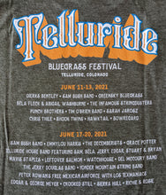 Load image into Gallery viewer, Telluride Bluegrass Festival 2021 Poster T-Shirt
