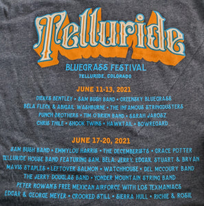 Telluride Bluegrass Festival 2021 Poster T-Shirt